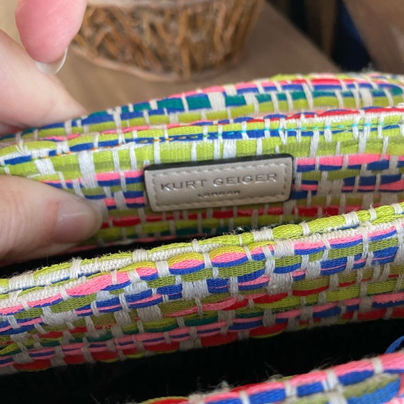 Kurt Geiger London Kensington Tweed Shoulder Bag - Picture 8 of 8